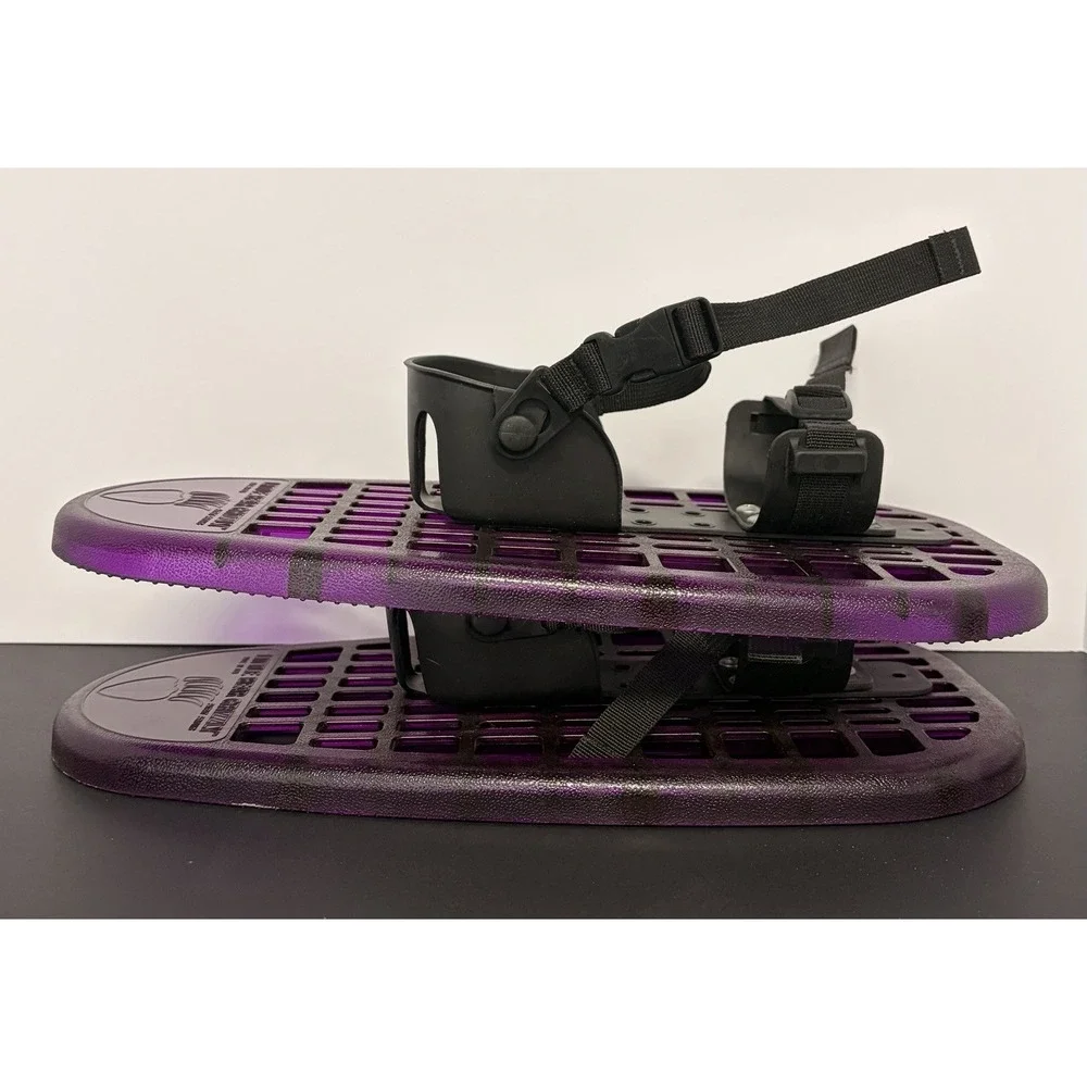 L.L. Bean Little Bear Unisex Grizzly‎ Adjustable Snow Shoes Purple Ages 5-12